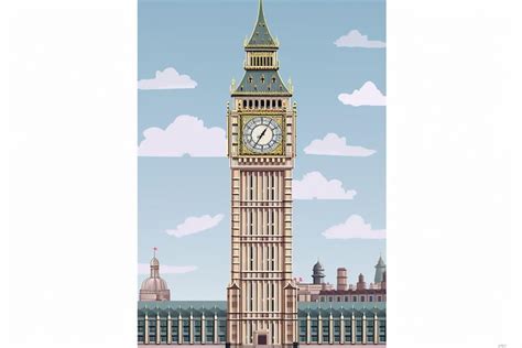 Premium Vector Big Ben Tower Of London Hand Drawn Illustrations Vector