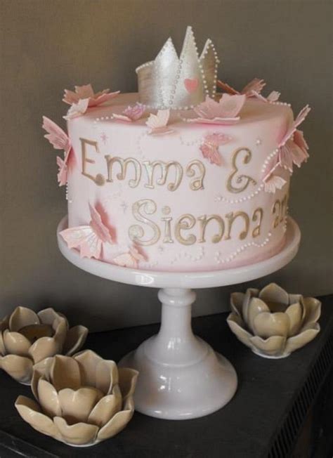 Emma And Siennas Birthday Cake Decorated Cake By Cakesdecor