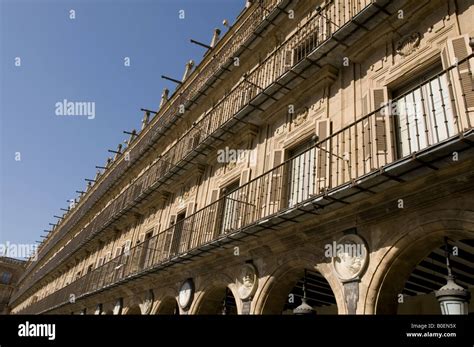 Plaza Mayor of Salamanca (18th century Stock Photo - Alamy