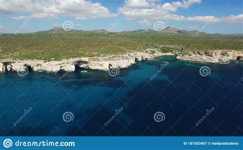 Aerial Flying Spanish Islands Mallorca Spain Balearic