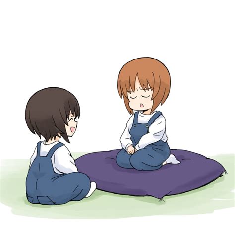 Nishizumi Miho And Nishizumi Maho Girls Und Panzer Drawn By Mutsu