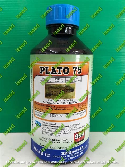 PLATO 75 1 LITER RACUN SERANGGA ULAT PENGOREK BUAH Combination AI Of