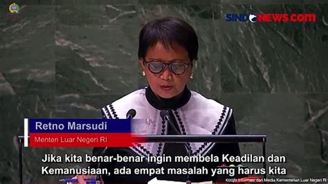 Hadiri Sidang Pbb Menlu Retno Serukan Gencatan Senjata Permanen Di