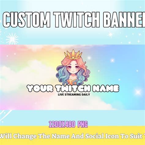 Custom Twitch Profile Banner - Etsy