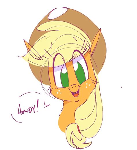 Safe Artist Hattsy Applejack Earth Pony Pony Female