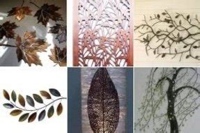 Metal Wall Art Leaves - Foter