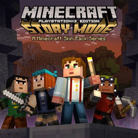 Minecraft Playstation 4 Edition Minecraft Story Mode Skin Pack 2016 Playstation 3 Box Cover