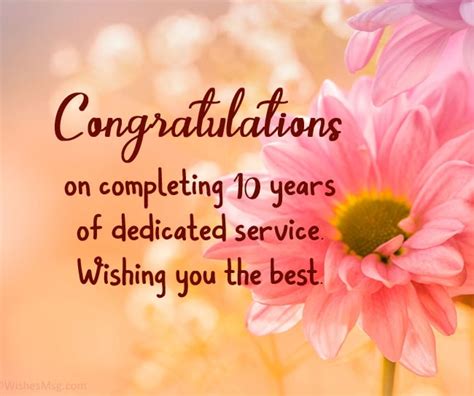 10 Year Work Anniversary Wishes Images And Photos Finder