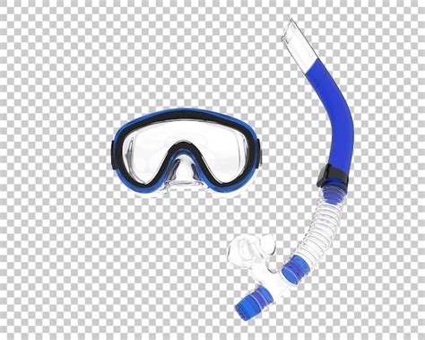 Premium Psd Snorkeling Dive Mask On Transparent Background 3d