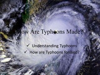 Formation of Typhoon | PPT