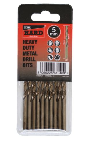 5mm cobalt drill bits for hard metal - M35 drill bits by TTP HARD drills