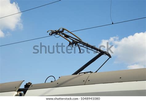 Pantograph Train On Electric Line Stock Photo (Edit Now) 1048941080