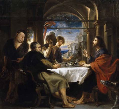 The Supper At Emmaus Peter Paul Rubens