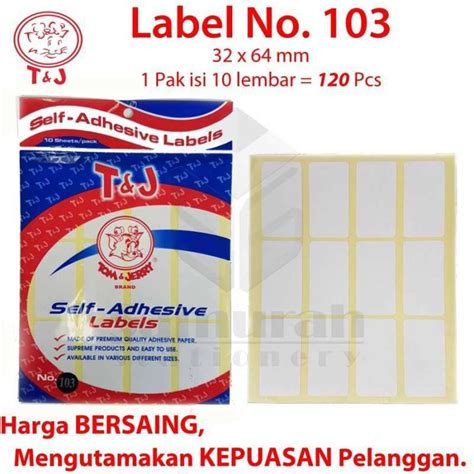 Jual Label Stiker Tom And Jerry Sticker Tj 99 103 105 108 109 112 121