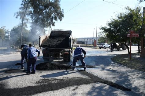 Obras Públicas de la Capital realizó el mejoramiento de calzadas en el