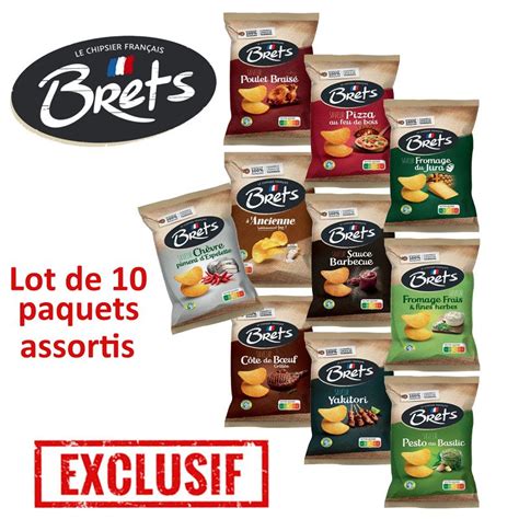 Assortiment De Chips Brets 125g 10 Paquets