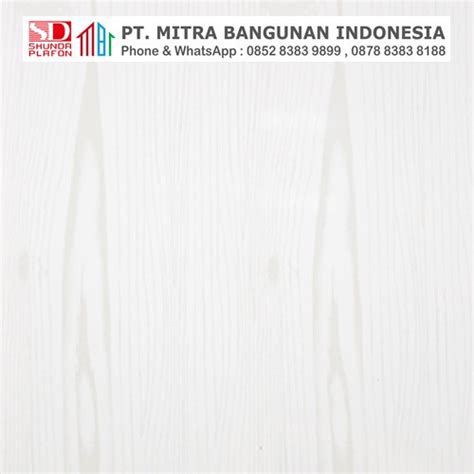 Jual Shunda Plafon Pvc Modern White Wood Pl Pl Kota