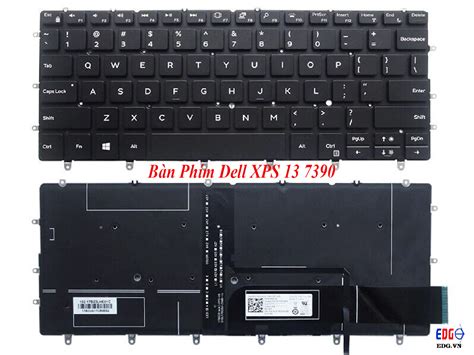 Bàn Phím Laptop Dell Xps 13 7390 Edgvn