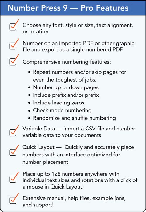 number press   numbering software worldwide