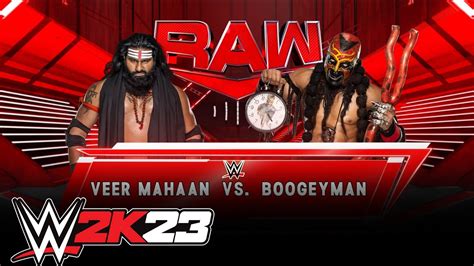 Full Match Veer Mahaan Vs The Boogeyman Wwe Raw K Youtube