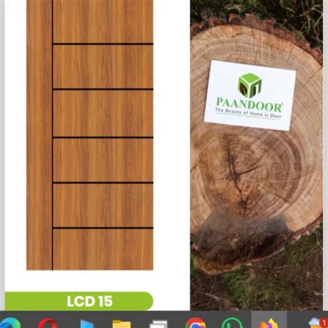 Pine Wood Plain Groove Cutting Laminate Door For Home At Rs 210 Sq Ft