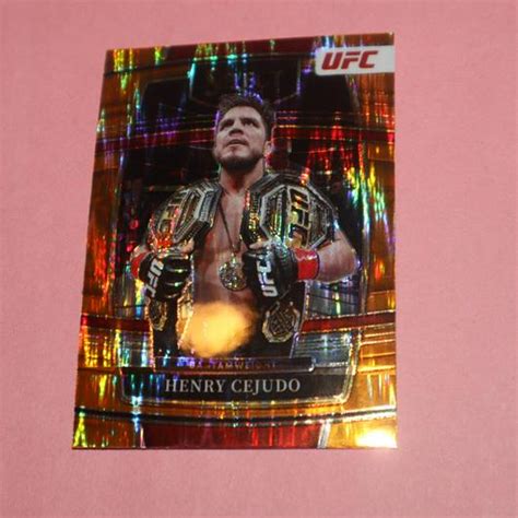 Henry Cejudo Ungraded 2022 Panini Select UFC