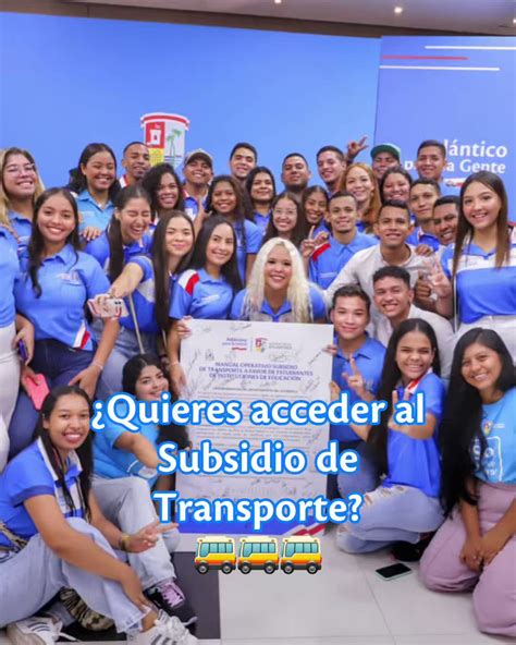 Gobernación Atlántico on Twitter El Subsidio de Transporte para los