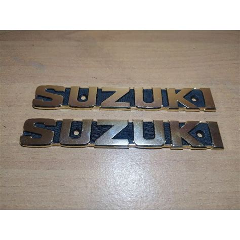 Jual Emblem Tangki Suzuki Gp Gp Gt Gt Gold Original Baru