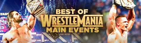 Wwe Best Of Wrestlemania Main Events [dvd] Uk The Rock