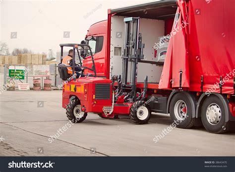 truck offloading images stock  vectors shutterstock