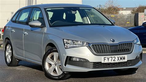 FY72XMM Skoda Scala 1 0TSI SE Brilliant Silver Metallic YouTube