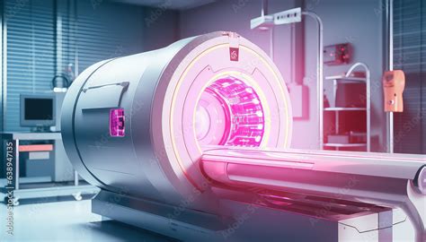 MRI in a modern hospital - breast cancer study Stock Photo | Adobe Stock