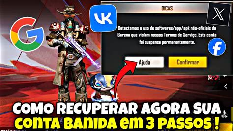 Como Recuperar Conta Banida Na Nova Atualiza O Do Free Fire Como