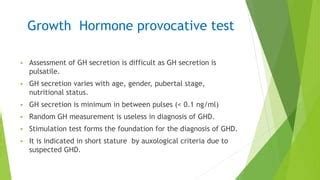 Dynamic testing in endocrinology | PPT