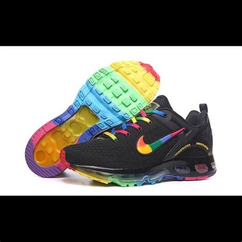 MEN-Nike Air Max 360 “Black Rainbow” | Nike air max 360, Nike air max ...