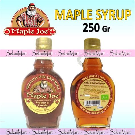 Jual Maple Joe Sirup Maple Murni G Maplejoe Pure Maple Syrup