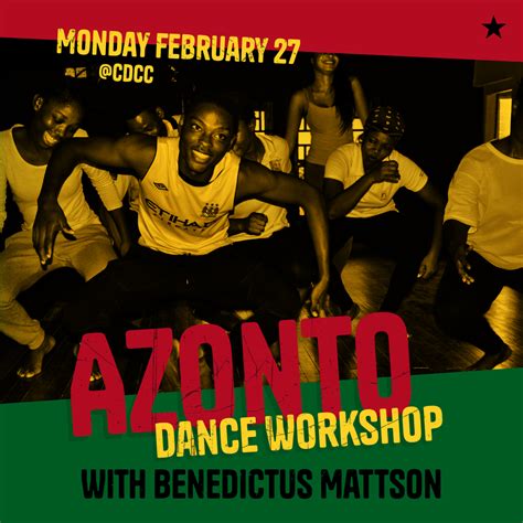 Events Calendar Azonto Dance Workshop - Events Calendar