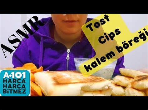 Asmr Tost Kalem B Re C Ps Asmr T Rk E Yemek Mukbang Food No