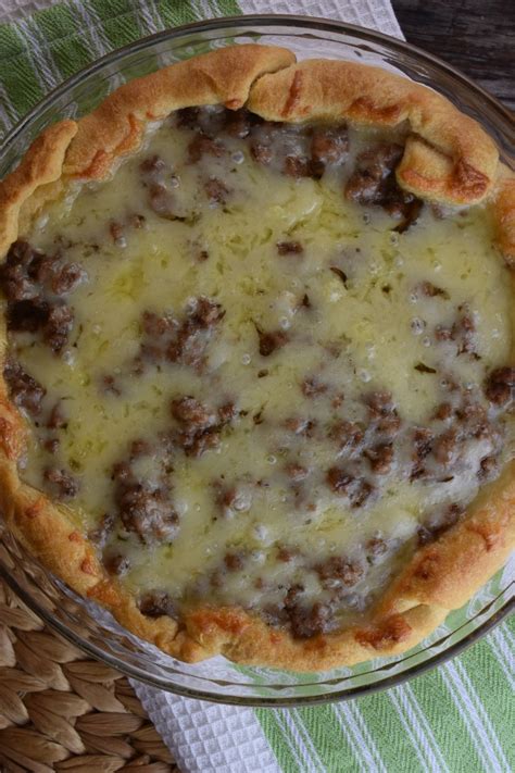 French Onion Hamburger Pie with Crescent Rolls - These Old Cookbooks ...