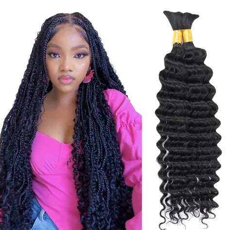 Amazon 22 Inch Human Hair Braiding Hair Human Braiding Hair Wet