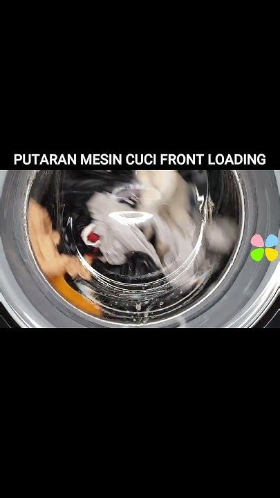 Putaran Mesin Cuci Front Loading 251 Shorts Youtube