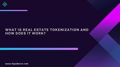 Ppt What Is Real Estate Tokenization And How Does It Work Powerpoint