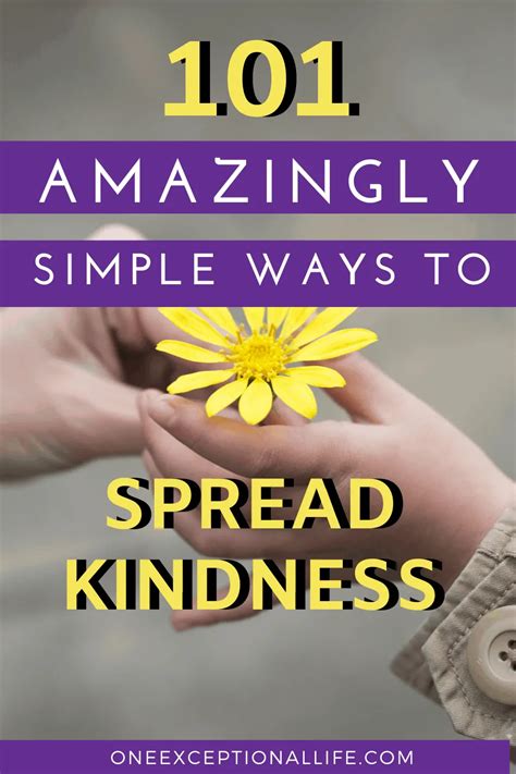 101 Amazingly Simple Ways To Spread Kindness