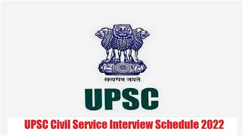 Upsc Civil Service Interview Schedule Out At Upsc Gov In Check