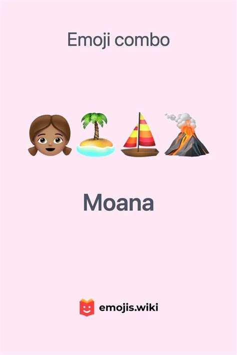 Moana Emoji Combo | Emoji movie, Emoji combinations, Disney emoji