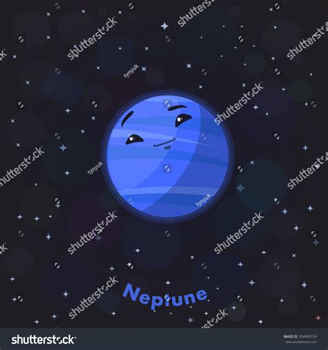 Cute Neptune Stock Vector Illustration 354995159 Shutterstock