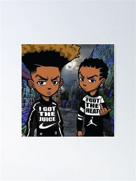 "The Boondocks | Riley Freeman | Huey Freeman" Poster for Sale by ...