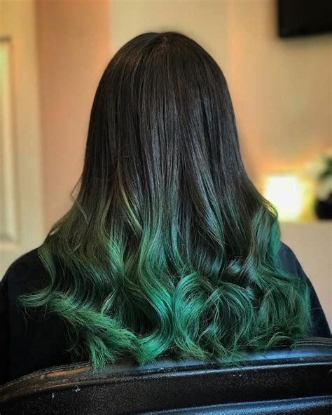 Light To Dark Green Hair Colors 24 Ideas To See Photos