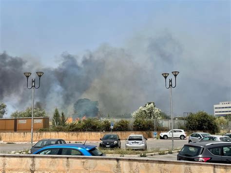 Palermo Rogo In Collina Evacuato Padiglione B Ospedale Cervello