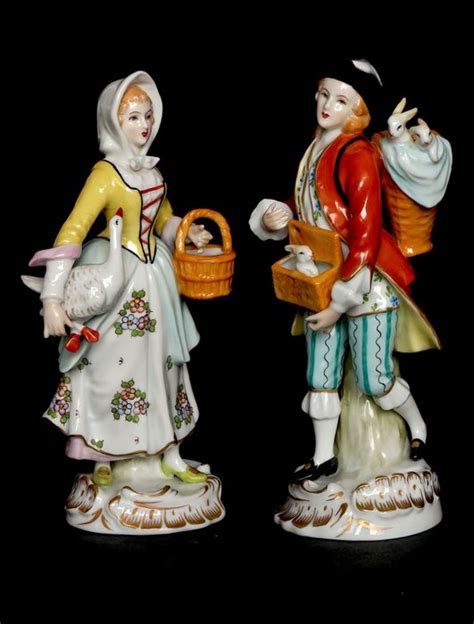 Figurine Sitzendorf Coppia Di Signori Porcelain Catawiki